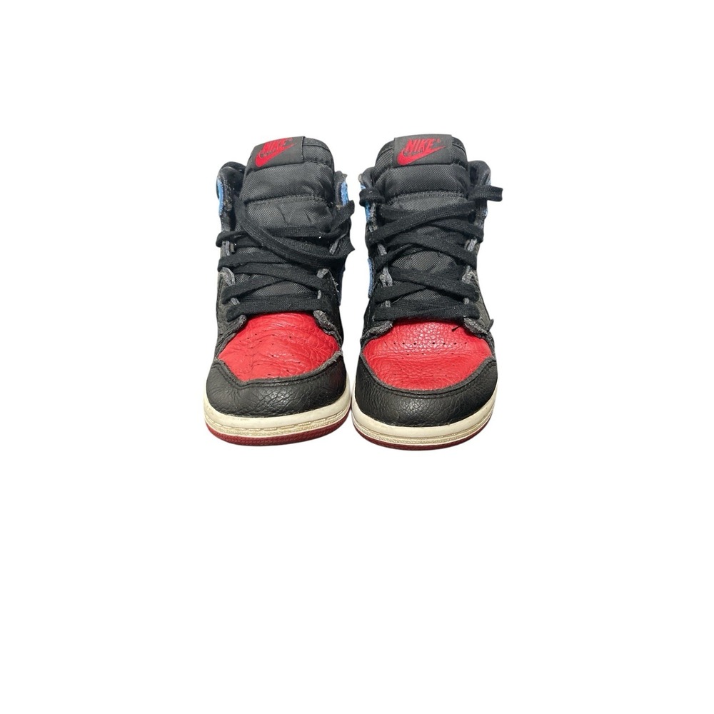 Jordan Air Jordan 1 Retro High OG Kids 9C Black NC to Chi CU0450-046 - Picture 2 of 7